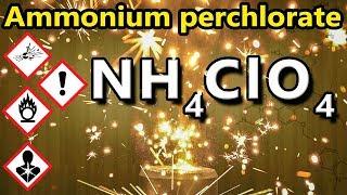 Ammonium perchlorate: NH4ClO4. Rocket fuel from construction foam!