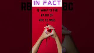 How Strong Is Your General Knowledge | #shorts #youtubeshorts | Ration Of RBC to WBC