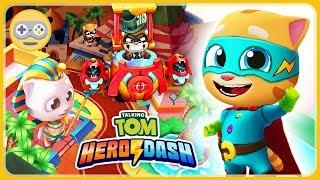 Говорящий Том погоня героев - Спасли Джинджера. Бег в Египте. Talking Tom Hero Dash обновление игры