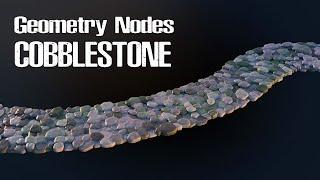 How to Make Procedural Cobblestone In Blender! | Geo Nodes Tutorial