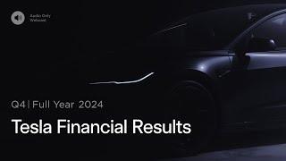 Tesla Q4 and full year 2024 Financial Results and Q&A Webcast