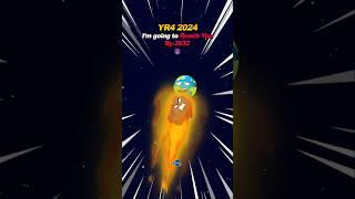 YR4 2024 VS Earth #space #cosmology #cosmologist #universe #cosmos #earth