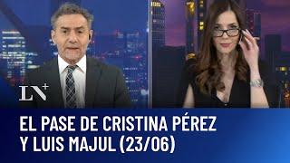"Alto al fuego total": anuncio de Donald Trump. El pase entre Cristina Pérez y Luis Majul (23/06/25)
