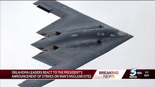 Oklahoma leaders respond to military sites struck in Iran