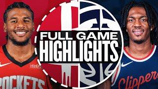 ROCKETS at CLIPPERS | FULL GAME HIGHLIGHTS | December 8, 2024