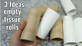 3 Ways To ReUse/Recycle Empty Tissue Roll| Best Out of Waste