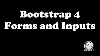 Bootstrap 4 - FORMS and INPUTS - by Sir Eudz