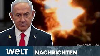 NAHOST: Erbitterte Raketenkämpfe zwischen Israel und Libanon! Tausende auf der Flucht | WELT STREAM