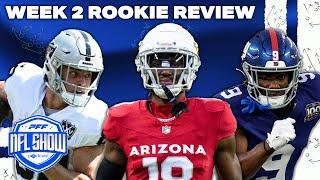 Malik Nabers, Marvin Harrison Jr, and Brock Bowers SHINE: PFF Rookie Review | PFF