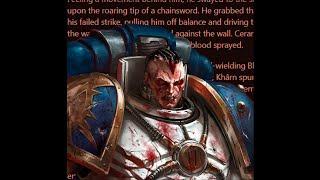 World Eaters try to kill Khârn as he wakes from a coma