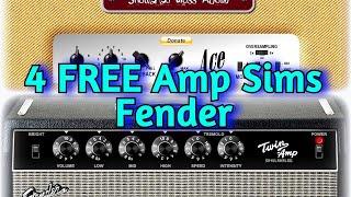 4 Best FREE FENDER Guitar Amp Sims - Vst Plugins by Blue Cat Audio, Soft Amp, Shattered Glass Audio