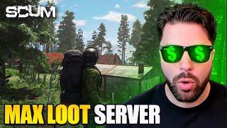 SCUM PVP on a Max Loot server!