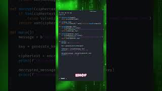 Этот шифр невозможно взломать #cybersecurity #cryptography #hacker