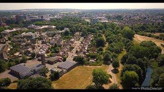 Admirals Park, Chelmsford, 4k Aerial cinematography