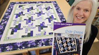 "SIDE STEPS" QUILT FULL TUTORIAL!