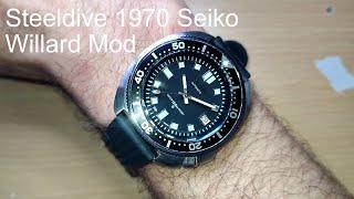 Steeldive 1970 Retro Diver Watch Willard Dial Swap Update Mod