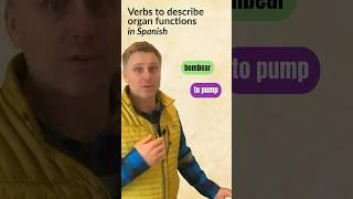 Medical Spanish: Useful verbs to talk about human body functions #spanishlessons #spanishfordoctors