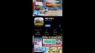 How To Download PUBG KR Iphone Ipad | IOS  #pubgkr #pubgmobile #pubg  #shorts