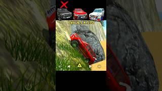  Offroad Test Hummer vs Lexus Vs Land Cruiser Car Simulator 2 #shorts #hummer #lexus #toyota #troll