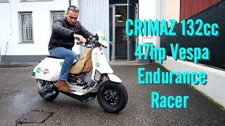 SLUK: Crimaz 47hp 132cc LC Vespa kit in 2023 'Indy' chassis - details and dyno