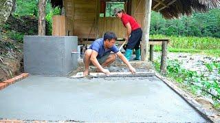 The process of building a solid and sturdy clean water tank together