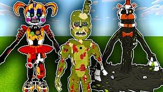 НОВЫЕ АНИМАТРОНИКИ ФНАФ МАЙНКРАФТ СКРАПТРАП fnaf minecraft майнкрафт