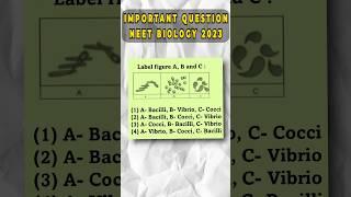 NEET 2023 Biology MOST EXPECTED QUES | Last Moment Preparation #vedantubiotonic #shortsfeed