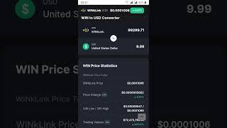 WINkLink Crypto Currency Target Pump And Dump Alert Video Short#