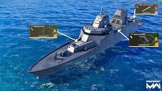 FGS F126 -  Full Anti Submarine Builds  - Modern Warships Gameplay