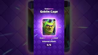 Goblin Cage Evolution Guide #clashroyale #shorts