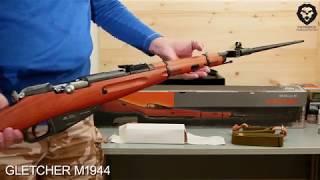 Винтовка Мосина - GLETCHER M1944 со штыком (стреляем)