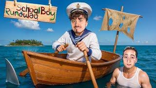 СБЕГАЮ НА ЛОДКЕ ОТ ЗЛЫХ РОДИТЕЛЕЙ В SCHOOLBOY RUNAWAY В МАЙНКРАФТ!