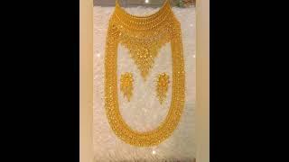 bridal set gold necklace design#shortsvideo #mg786