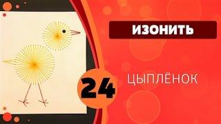 Изонить 24 - Цыпленок