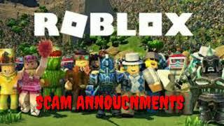 ROBLOX MILITARY ANNOUCEMENT | RED RBX/RED ROBUX SCAM WEBSITE HACKERS