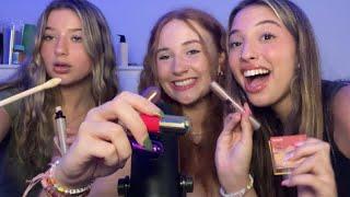 what’s in my makeup bag with @gracesfastasmr @cloudasmr13