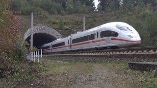 Highspeed ICE Tunnel Lange Issel Westportal - German ICE Train - Zug, trainfart, trains