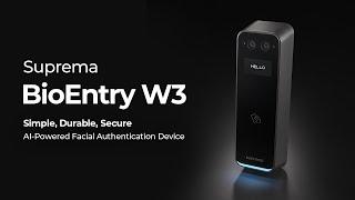 [BioEntry W3] Simple, Durable, Secure - The Future of Facial Authentication