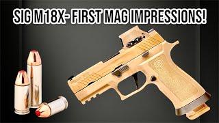 "End Of The Year" SIG SAUER M18X Review - First Mag Impressions | CZ Shadow 2 Compact Comparison!