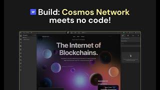 Webflow build: Cosmos Network meets no code!