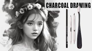 Realistic Charcoal Drawing Tutorial