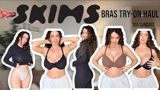 SKIMS Bras | Lingerie try on haul | SKIMS review | curvy body | Video 15