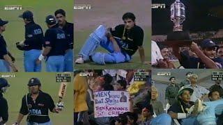 INDIA vs KENYA | 1998 COCA COLA TRIANGULAR SERIES FINAL!!! | KOLKATA | *SUPER DUPER RARE*