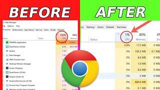 How To Fix Chrome High CPU Usage (100% WORKING) | PC & Laptop