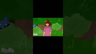 don't ignore Dora!(blood warning) #shorts #amandatheadventurer #doratheexplorer #meme