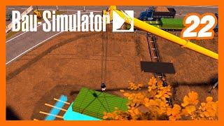 BAU SIMULATOR Lets Play #22 Wir setzen einen Lärmschutzwand    CONSTRUCTION SIMULATOR