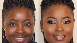 Chocolate Beat on Melanin Skin! | Makeup Transformation 8 •| Poised by Suliat