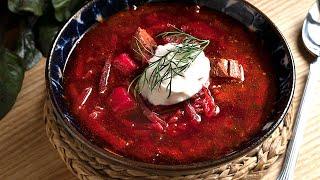 Borsch o sopa de remolacha -  Receta ORIGINAL