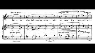 ALBERTO DONAUDY (1880-1941) "Sento nel cor" soprano (piano base with score) Salvatore Gaglio pianist