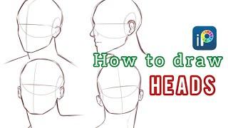 How to draw Heads || ibisPaintx ️